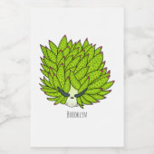 Cartoon-Abbildung Lebensmitteletikett (Einzelnes Label)