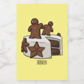 Cartoon-Abbildung Lebensmitteletikett (Einzelnes Label)