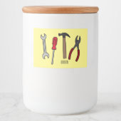 Cartoon-Abbildung Lebensmitteletikett (Vorderseite)