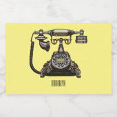 Cartoon-Abbildung Lebensmitteletikett (Einzelnes Label)