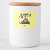 Cartoon-Abbildung Lebensmitteletikett (Vorderseite)