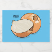 Cartoon-Abbildung Lebensmitteletikett (Einzelnes Label)