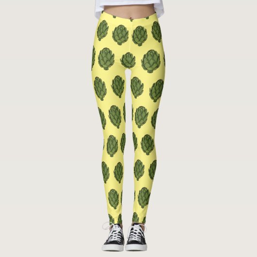Cartoon-Abbildung Leggings (Vorderseite)