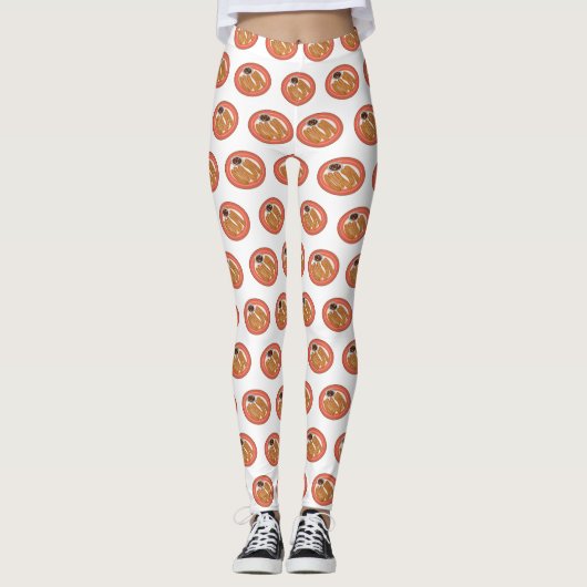Cartoon-Abbildung Leggings (Vorderseite)