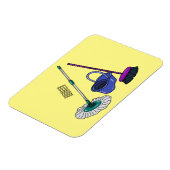 Cartoon-Abbildung Magnet (Linke Seite)