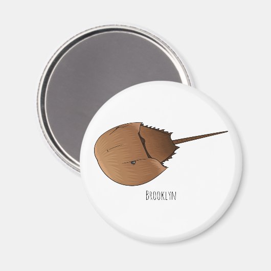 Cartoon-Abbildung Magnet (Vorderseite/Rückseite)