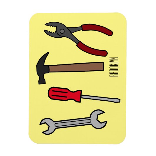 Cartoon-Abbildung Magnet (Vertikal)