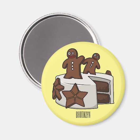 Cartoon-Abbildung Magnet (Vorderseite/Rückseite)