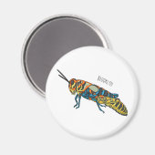 Cartoon-Abbildung Magnet (Vorderseite/Rückseite)