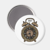 Cartoon-Abbildung Magnet (Vorderseite/Rückseite)