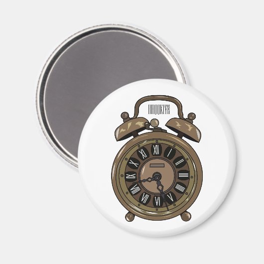 Cartoon-Abbildung Magnet (Vorderseite/Rückseite)