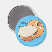 Cartoon-Abbildung Magnet (Vorderseite/Rückseite)