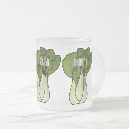 Cartoon-Abbildung Mattglastasse (VorderseiteRechts)