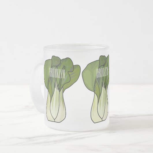 Cartoon-Abbildung Mattglastasse (Vorderseite Links)