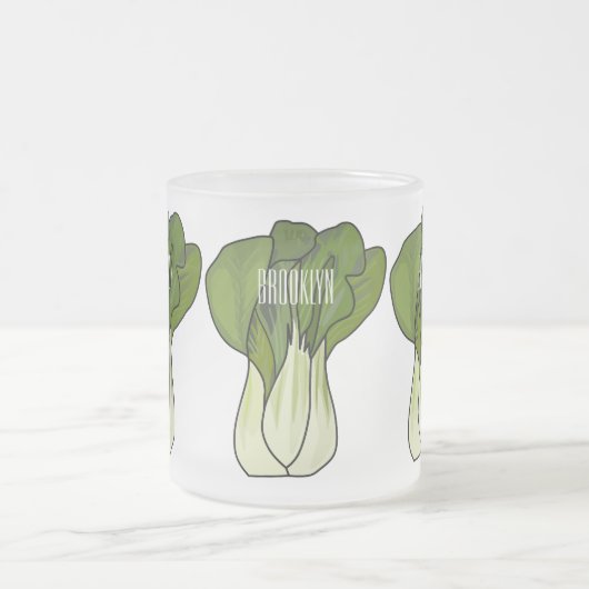 Cartoon-Abbildung Mattglastasse (Mittel)