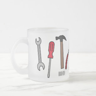 Cartoon-Abbildung Mattglastasse