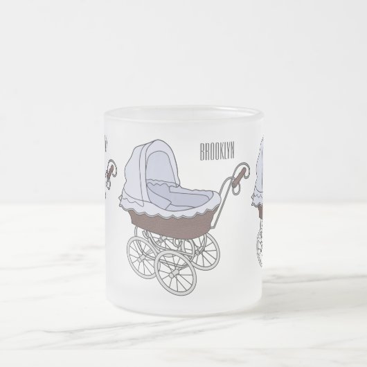 Cartoon-Abbildung Mattglastasse (Mittel)