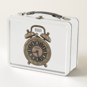 Cartoon-Abbildung Metall Brotdose