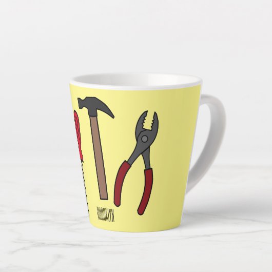 Cartoon-Abbildung Milchtasse (Rechte Ecke)