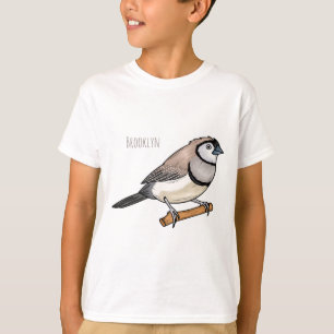 Cartoon-Abbildung mit Doppelbarsch T-Shirt