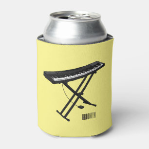 Cartoon-Abbildung mit Tastatur Dosenkühler