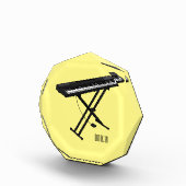 Cartoon-Abbildung mit Tastatur Fotoblock (Rechts)