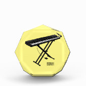 Cartoon-Abbildung mit Tastatur Fotoblock (Vorderseite)