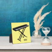 Cartoon-Abbildung mit Tastatur Fotoplatte (InSitu)