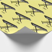 Cartoon-Abbildung mit Tastatur Geschenkpapier (Ecke)