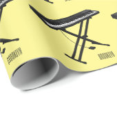 Cartoon-Abbildung mit Tastatur Geschenkpapier (Rolleneckpunkt)