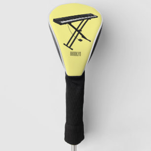 Cartoon-Abbildung mit Tastatur Golf Headcover
