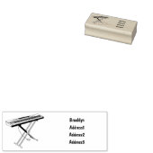 Cartoon-Abbildung mit Tastatur Gummistempel (Stempel)