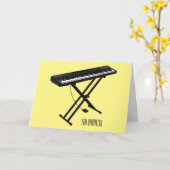 Cartoon-Abbildung mit Tastatur Karte (Gelbe Blume)