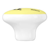 Cartoon-Abbildung mit Tastatur Keramikknauf (Seitenansicht)