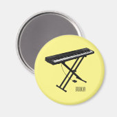 Cartoon-Abbildung mit Tastatur Magnet (Vorderseite/Rückseite)