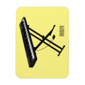 Cartoon-Abbildung mit Tastatur Magnet (Vertikal)