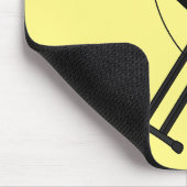 Cartoon-Abbildung mit Tastatur Mousepad (Ecke)