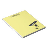 Cartoon-Abbildung mit Tastatur Notizblock (angewinkelt)