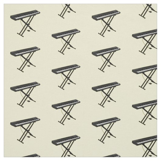 Cartoon-Abbildung mit Tastatur Stoff (Muster)