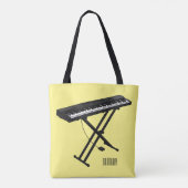Cartoon-Abbildung mit Tastatur Tasche (Rückseite)