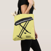 Cartoon-Abbildung mit Tastatur Tasche (Von Nahem)
