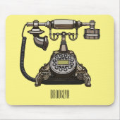 Cartoon-Abbildung Mousepad (Vorne)