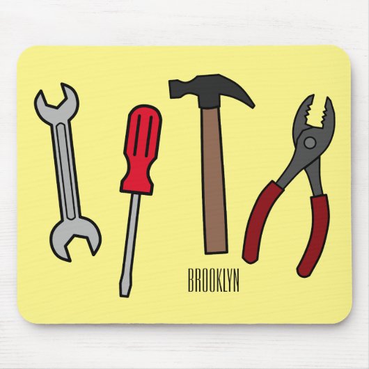 Cartoon-Abbildung Mousepad (Vorne)