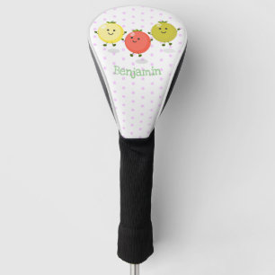 Cartoon-Abbildung niedlicher Kirschtomaten Golf Headcover