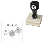 Cartoon-Abbildung niedlicher Kirschtomaten Gummistempel (Stempel)