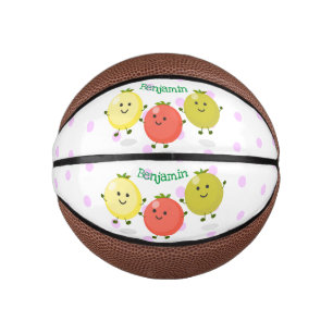 Cartoon-Abbildung niedlicher Kirschtomaten Mini Basketball