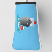 Cartoon-Abbildung niedlicher Seefrachtschlepper Golf Headcover (Rotieren 90)