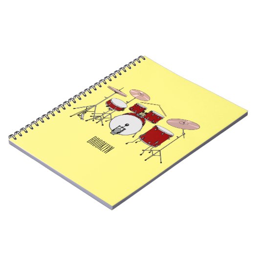 Cartoon-Abbildung Notizblock (Linke Seite)