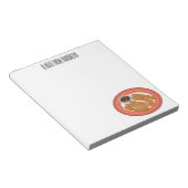 Cartoon-Abbildung Notizblock (angewinkelt)