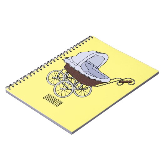 Cartoon-Abbildung Notizblock (Linke Seite)